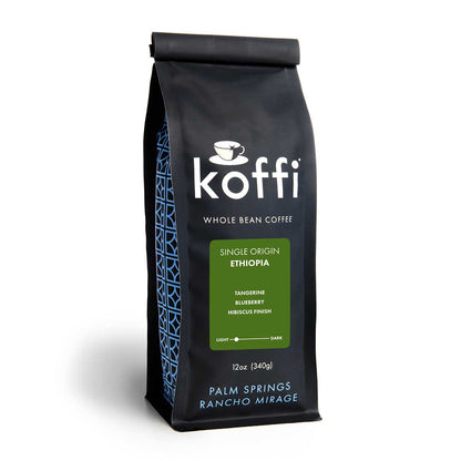 Ethiopia Single Origin Coffee by Koffi Coffee in Palm Springs, CA