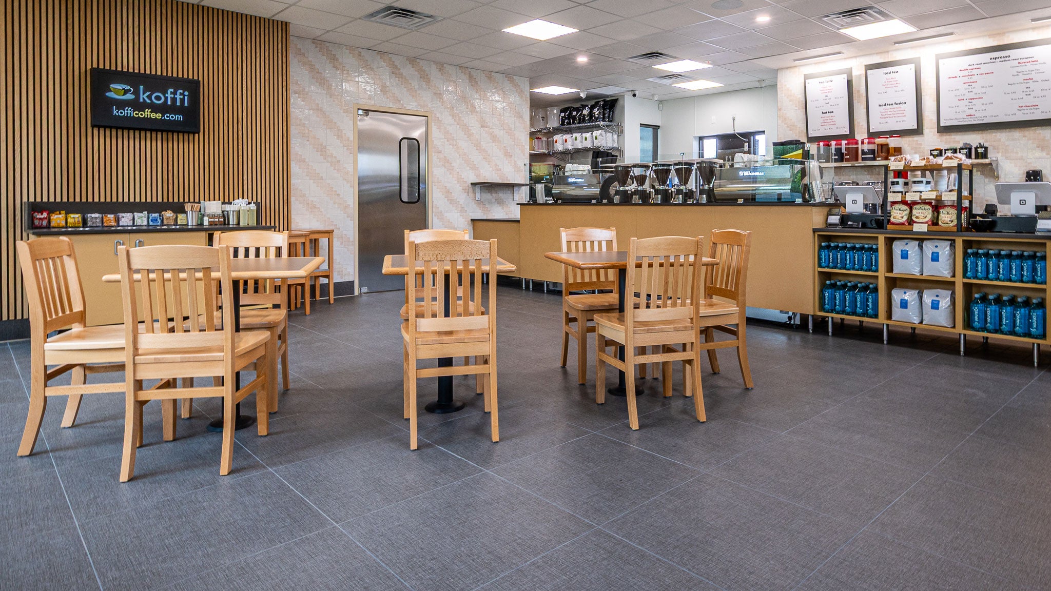 Koffi Coffee Cathedral City Cafe and Drive Thru Interior